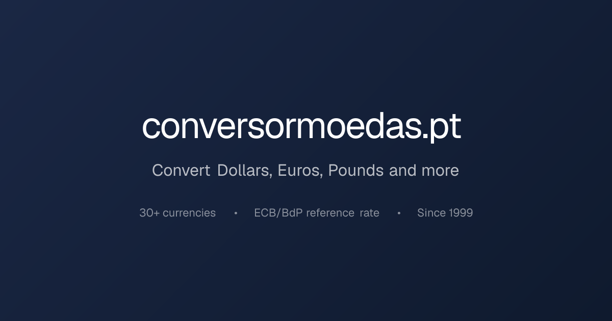 Currency Converter — Official Bank of Portugal Exchange Rates ...